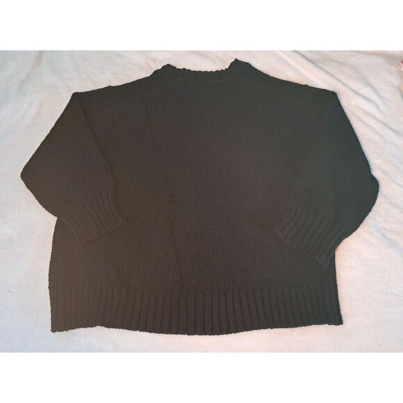 NEW J. Crew Size XL Marina V-Neck Cardigan Textured Black Cotton Blend CM461 - Picture 6 of 9